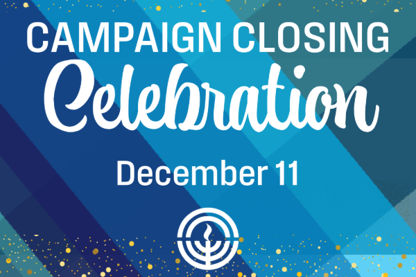 Federation’s Campaign for Jewish Needs to Announce Total Dec. 11